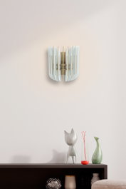 Opviq Tulip Sconce Lámpara de pared Blanca